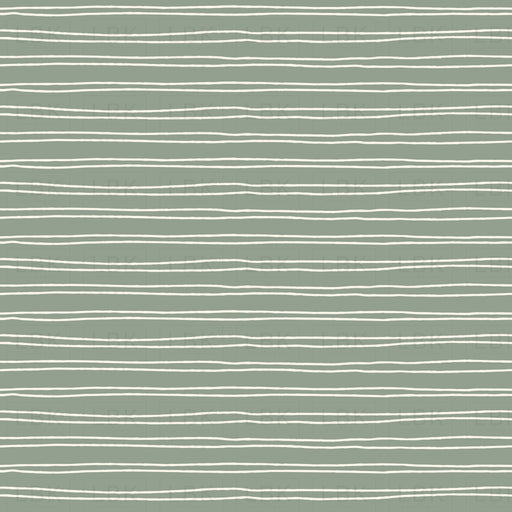 Scribble Stripe- Sage Green