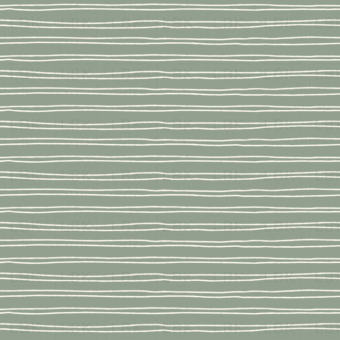 Scribble Stripe- Sage Green