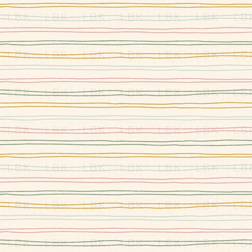 Scribble Stripes-Cream