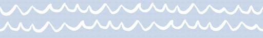 Sea Waves In Periwinkle Fabric
