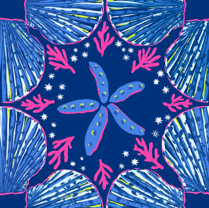 Shells in rhythm deep ocean