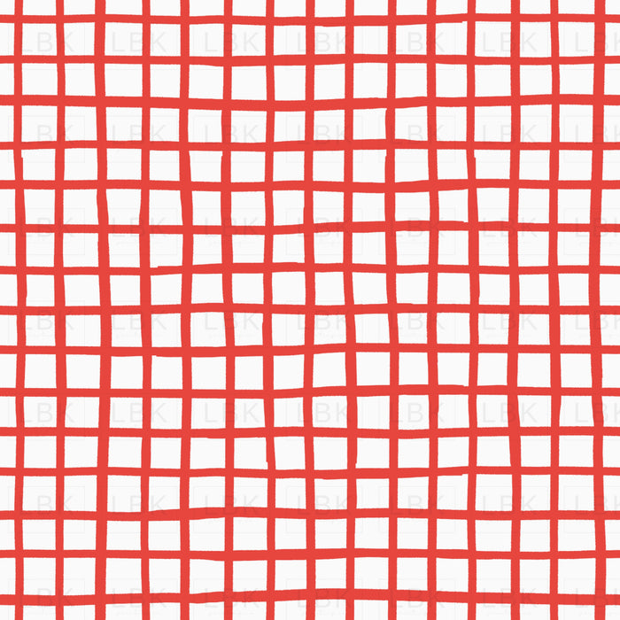 Small Checks-Red