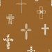 Small Easter Cross In Brown