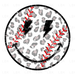 Smiley - Baseball Leopard