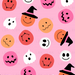 Smiley Ghosts Pink