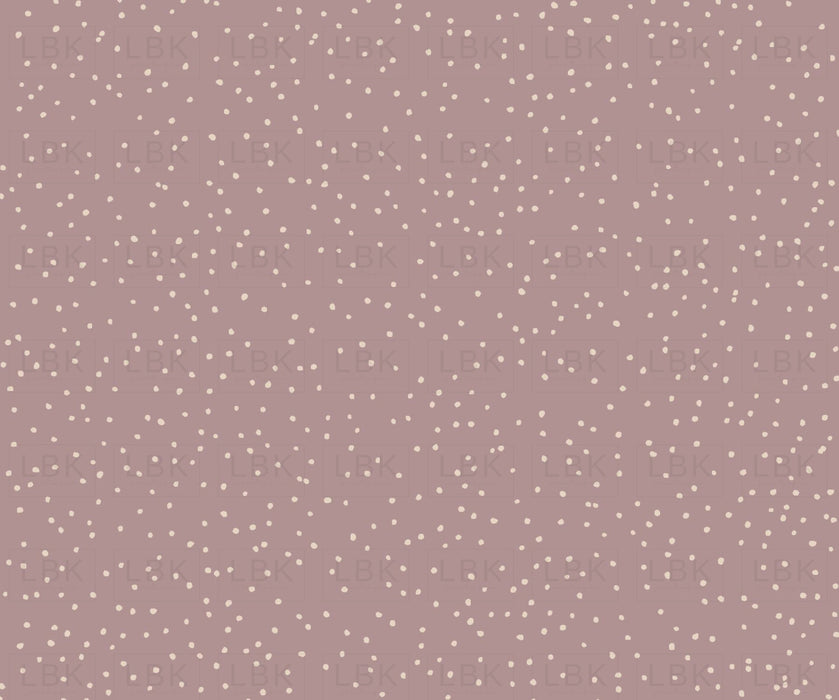 Snow Speckle On Dusty Lavender