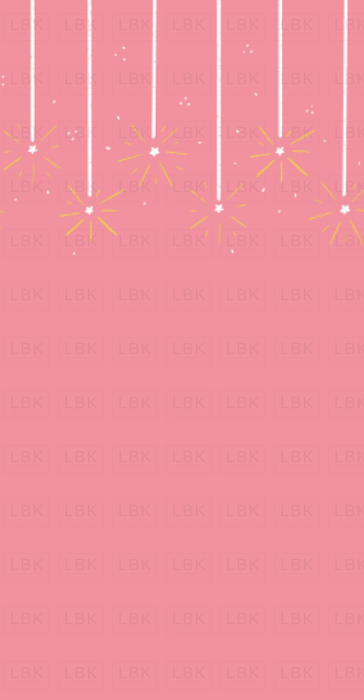 Sparkler Border Flamingo Pink