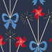 Sparkler Bouquet Midnight Blue and Poppy Red
