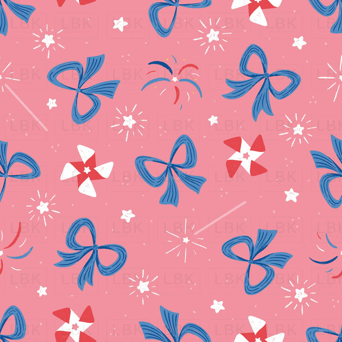 Sparkler Celebration Flamingo Pink and Blue