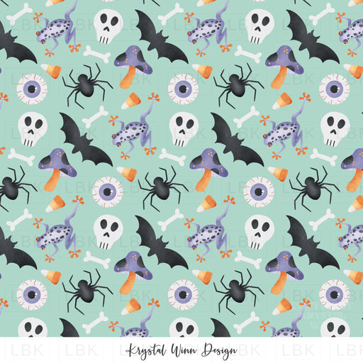 Spooky Cute Witches Brew Teal
