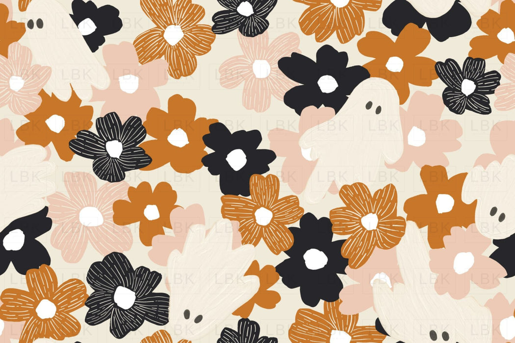 Spooky Halloween Floral With Pink