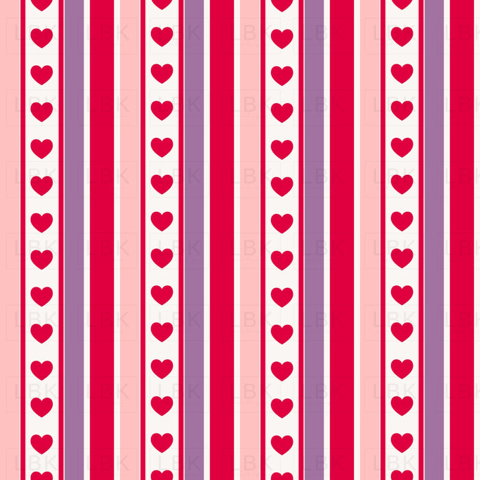 Spring Love Stripes Heart