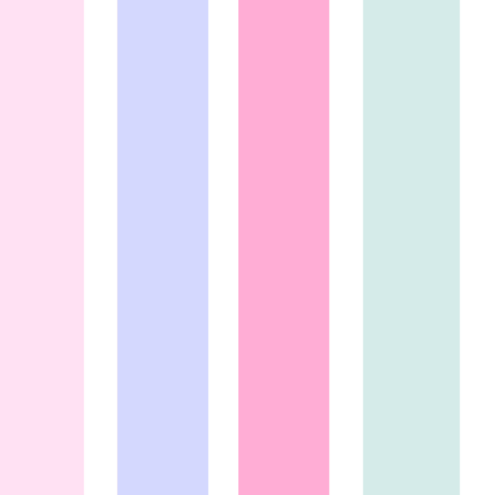 spring floral stripes
