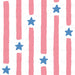 Stars & Stripes Flamingo Pink and Blue