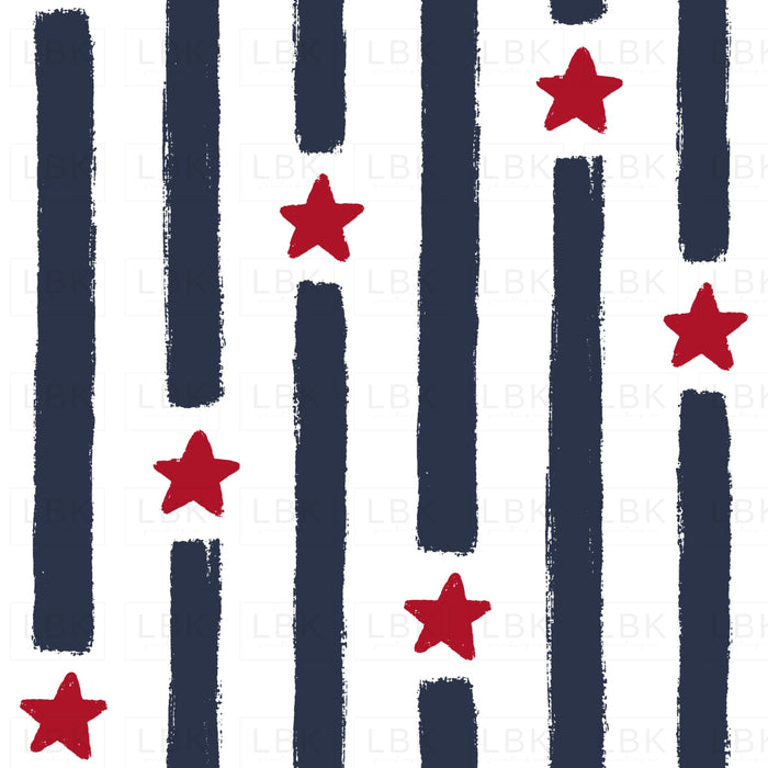 Stars & Stripes White and Midnight Blue