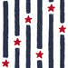 Stars & Stripes White and Midnight Blue