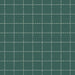 Stitched Grid On Pine Green