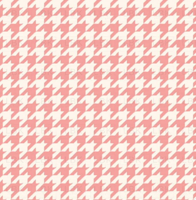 Sucker For You Houndstooth In Bubble Gum
