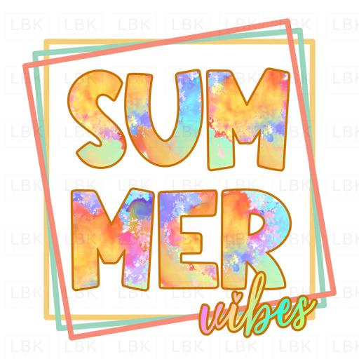 Summer Vibes - Watercolor