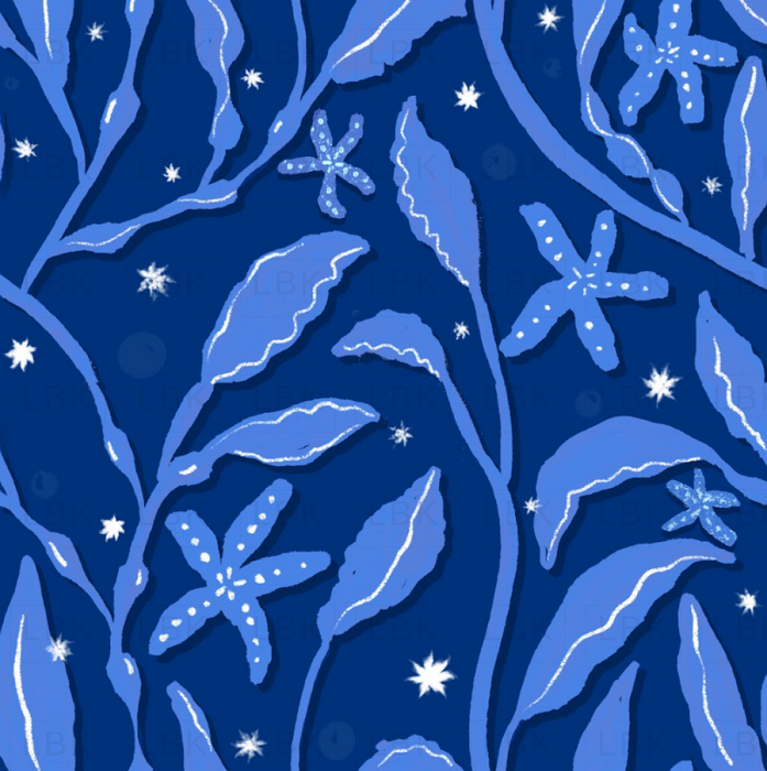 Swaying Seagrass symphony deep ocean navy