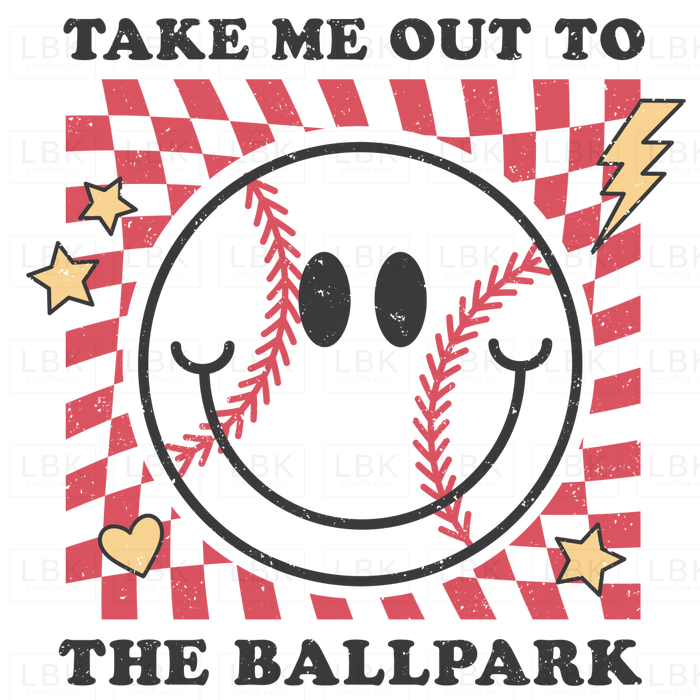 Take Me Out To The Ballpark - Distressed