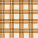 Tartan Plaid In Brown And Honey Gold