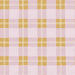 Tartan Plaid In Lilac And Honey Yellow