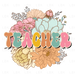 Teacher - Pastel Flowers