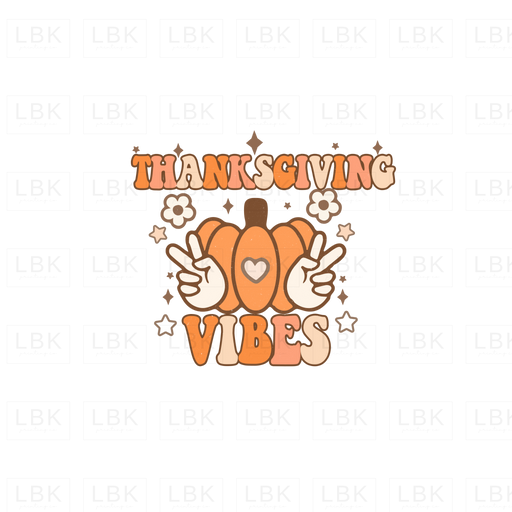 Thanksgiving Vibes - Peace Pumpkin