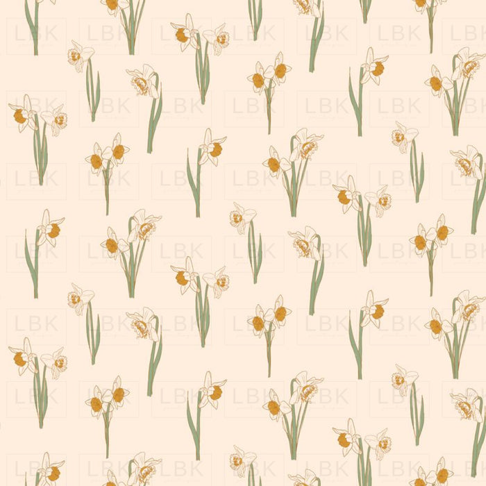 Tiny Daffodils - Cream