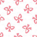 Tossed Bows Flamingo Pink and Poppy Red