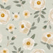 Tossed Magnolia Floral- Light Green