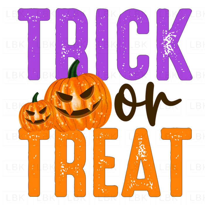 Trick Or Treat - Purple & Orange