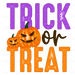 Trick Or Treat - Purple & Orange