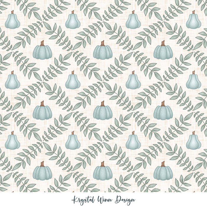 Apothecary Pumpkins Blue