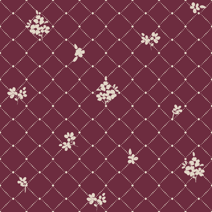 Burgundy Flowers 01