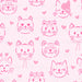 Valentine Kitties Pink