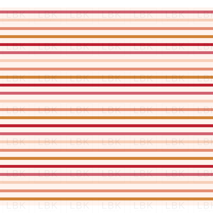 Valentine Stripes On Cream