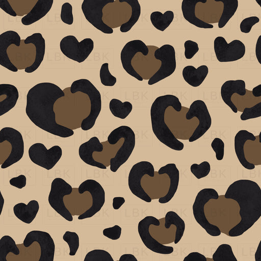 Valentines Leopard Print Hearts