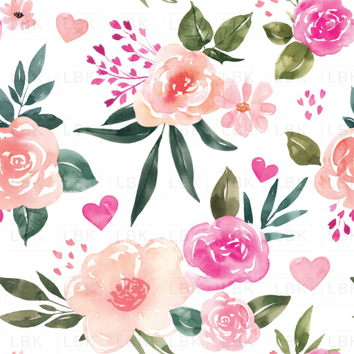 Valentines Watercolor Floral