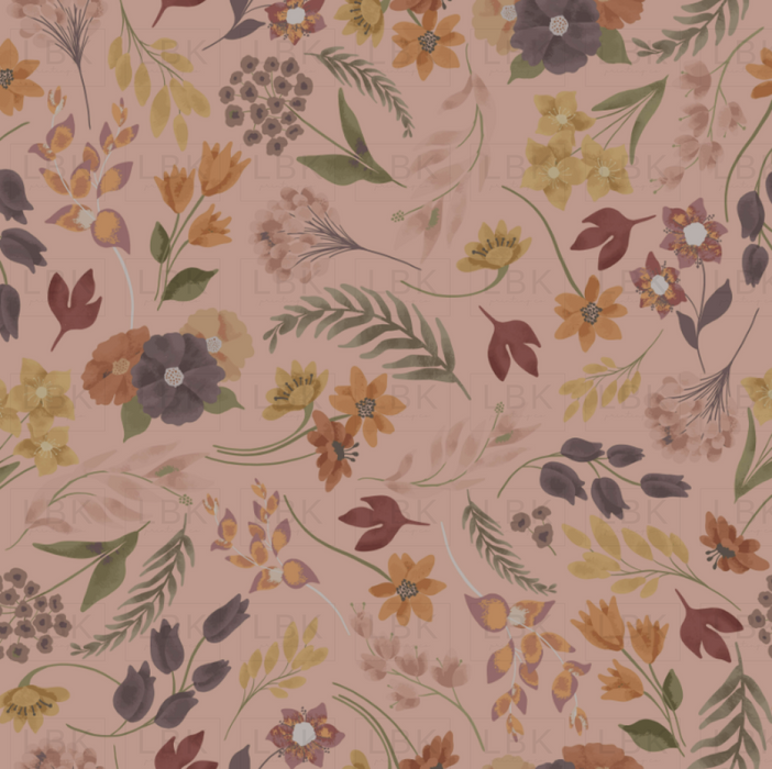 VINTAGE BLOOMS IN ROSE