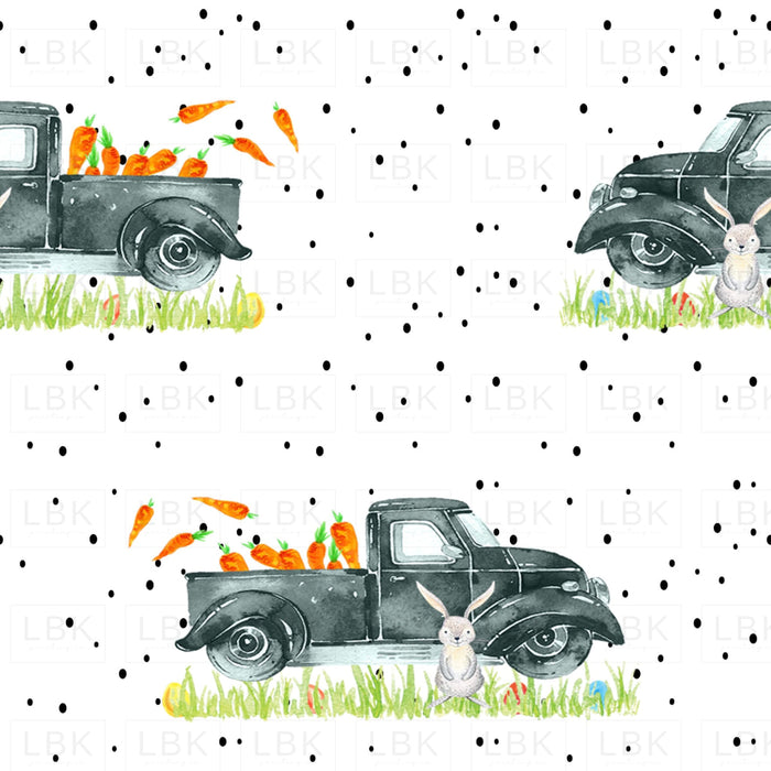 Vintage Easter Bunny Trucks