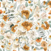 Vintage Gold And Cream Fall Florals