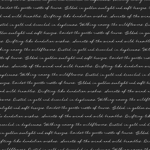 Vintage Script Black