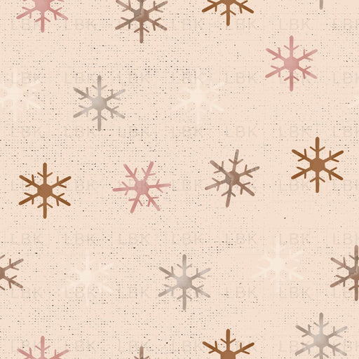 Vintage Watercolor Snowflake- Limestone