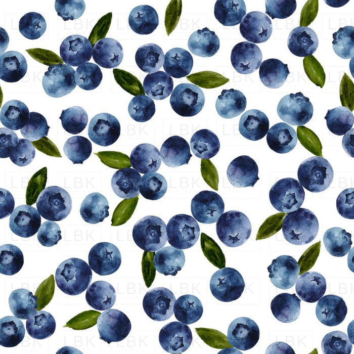 Watercolor Blueberries