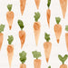 Watercolor Carrots Spring Wood