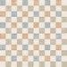 Watercolor Check - Sage Dusty Blue