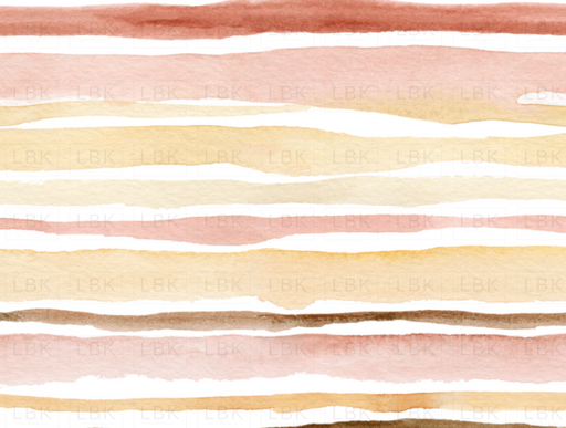 Watercolor Desert Stripes - Horizontal