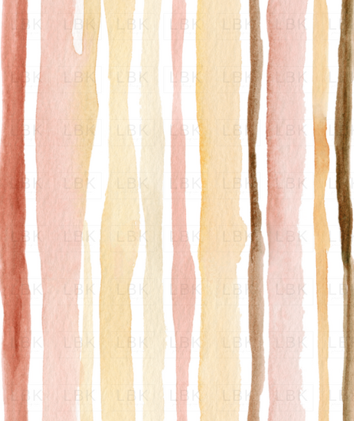 Watercolor Desert Stripes - Vertical
